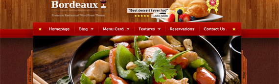 restaurant wordpress themes