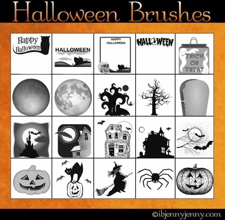 30 Awesome Photoshop Halloween Brushes - Creative CanCreative Can
