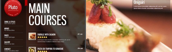 restaurant menu templates