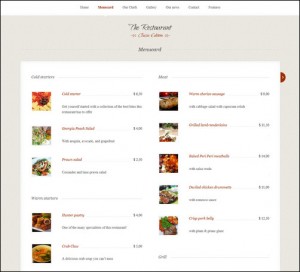 the restaurant